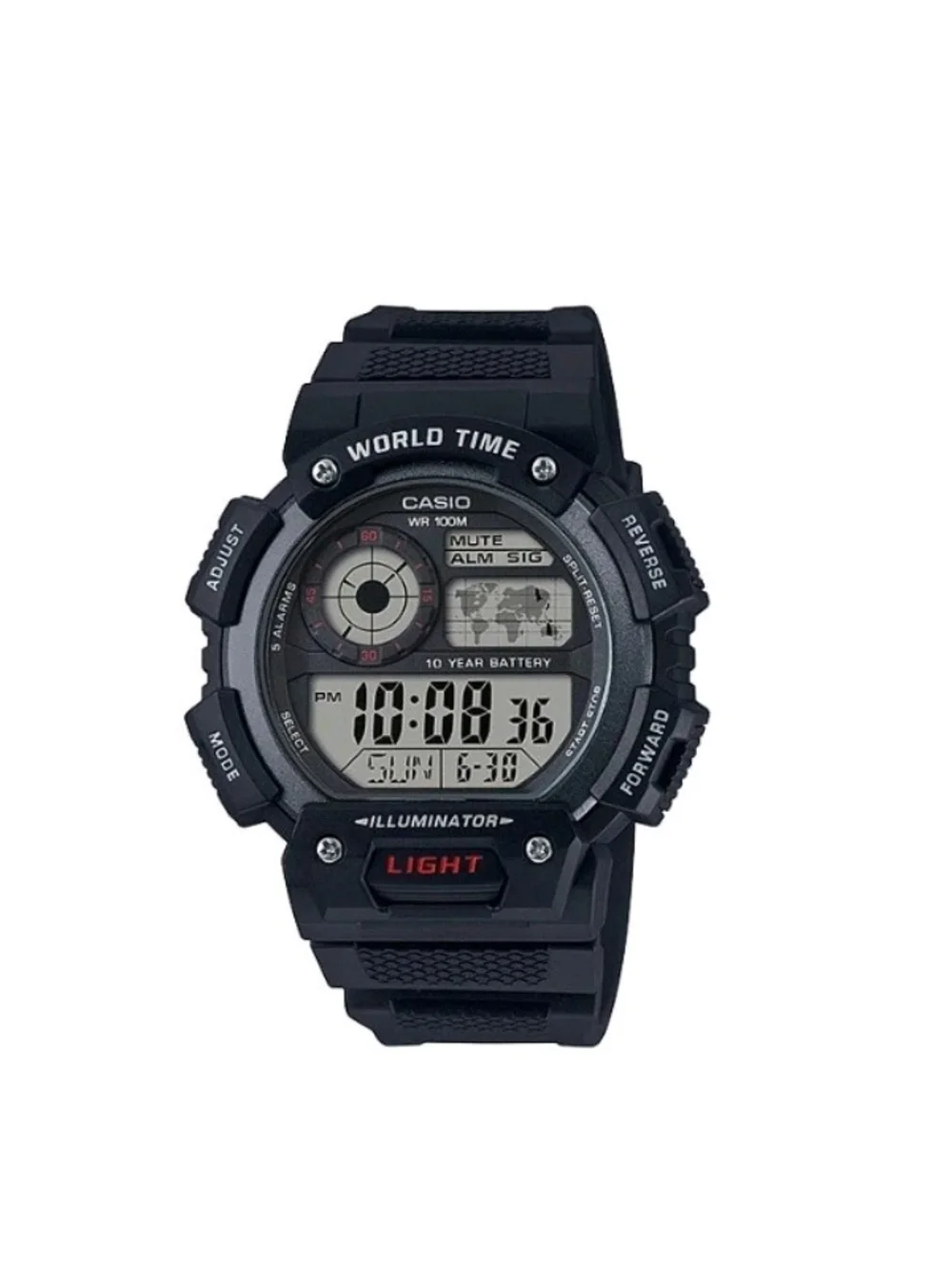 CASIO Unisex Wrist Watch World Time AE-1400WH-1AVDF